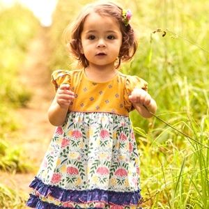 Matilda Jane Dream Big Dress w/Diaper Cover, 12-18